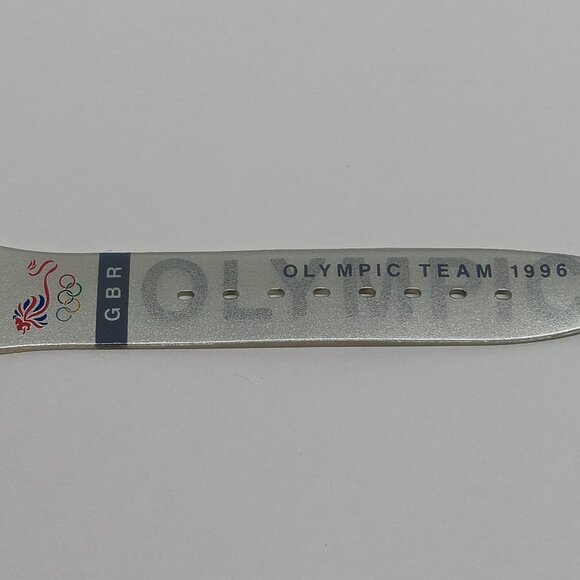 VINTAGE 1996 Swatch Standard "GBR Olympic Team" Band -Fits 34mm / 37mm Watch - Picture 4 of 7